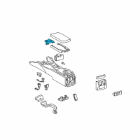 OEM 2014 Lexus IS F Lock Sub-Assy, Console Compartment Door Diagram - 58908-53041-C3