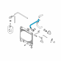 OEM 2000 Chevrolet Tracker Water Oultet Pipe (On Esn) Diagram - 91177680