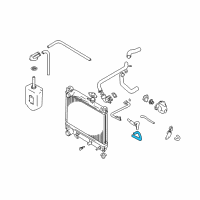 OEM 2001 Chevrolet Tracker Hose, Heater Outlet Diagram - 30027988