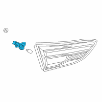 OEM GMC Terrain Socket & Wire Diagram - 84221964