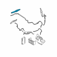 OEM 2013 BMW M3 Hydraulic Cylinder, Roof Shell, Left Diagram - 54-37-7-128-781