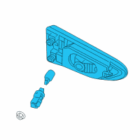 OEM 2018 Infiniti QX60 Backup Lamp Assy-LH Diagram - 26545-9NC0A