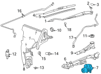 OEM Cadillac CT5 Motor Diagram - 84697725