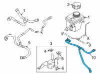 OEM 2022 BMW X5 HOSE, INDIRECT CHARGE AIR CO Diagram - 17-12-8-071-764