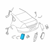 OEM 2016 Chevrolet Impala Limited Module Diagram - 22808241
