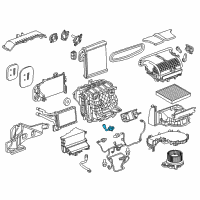 OEM Cadillac XT4 Refrigerant Temperature Sensor Diagram - 23506196