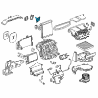 OEM 2018 Chevrolet Malibu Actuator Diagram - 23506182