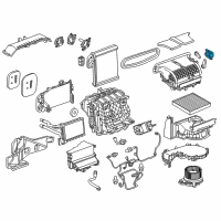 OEM Cadillac XT4 Actuator Diagram - 23506184