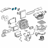 OEM Cadillac XT4 Actuator Diagram - 23506172