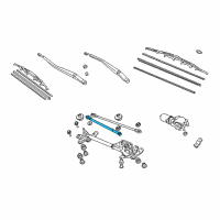 OEM Acura TL Rod Unit A Diagram - 76540-SEP-A01