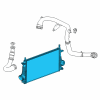 OEM Buick Regal Intercooler Diagram - 20979494