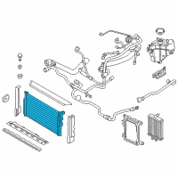 OEM 2018 BMW 320i Radiator Diagram - 17-11-8-652-497