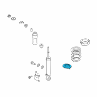 OEM Kia Borrego Pad-Rear Spring, Lower Diagram - 553232J000