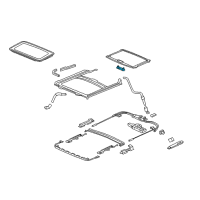 OEM Acura ILX Handle, Sunshade (Graphite Black) Diagram - 70611-TA0-A01ZJ