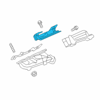 OEM 2012 Ford F-150 Heat Shield Diagram - BL3Z-9A462-A