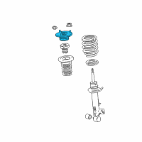 OEM 2019 Lexus LC500h Rear Suspension Support Assembly Diagram - 48755-11010