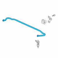 OEM Saturn Stabilizer Bar Diagram - 96843014