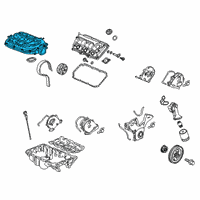 OEM 2019 Honda Passport Manifold, Intake Diagram - 17160-5MR-A00