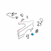 OEM Pontiac Housing-Fuel Tank Filler Pipe Diagram - 92119843