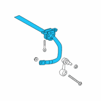 OEM 2020 Toyota Prius Stabilizer Bar Diagram - 48805-12110