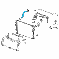 OEM 2016 Chevrolet Malibu Lower Hose Diagram - 23416972