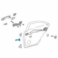 OEM 2011 Lexus CT200h Check Assy, Rear Door Diagram - 68630-76010