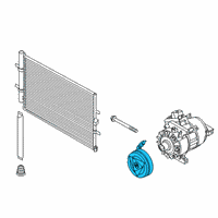 OEM Ford Transit-150 CLUTCH ASY - COMPRESSOR Diagram - LK4Z-19V649-A