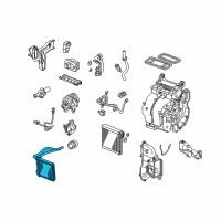 OEM 2014 Honda CR-Z Core, Heater Diagram - 79110-TJ5-F01