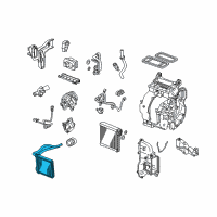 OEM 2013 Honda CR-Z Core, Heater Diagram - 79110-TJ5-F01