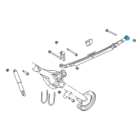 OEM 2005 Dodge Ram 1500 BUSHING-Spring Diagram - 52113552AC