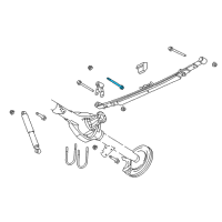 OEM 2006 Dodge Ram 1500 Bolt-HEXAGON FLANGE Head Diagram - 6506919AA