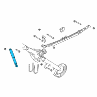 OEM 2005 Dodge Ram 1500 ABSORBER-Suspension Diagram - 52110470AA