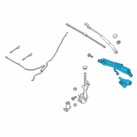 OEM 2018 Ford EcoSport Front Motor Diagram - GN1Z-17508-D