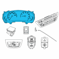 OEM 2018 BMW X3 INSTRUMENT CLUSTER Diagram - 62-10-9-878-286
