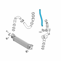 OEM 2016 Ford Edge Air Tube Diagram - F2GZ-9K308-B