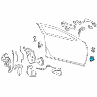 OEM Infiniti Hinge Assy-Front Door, Lower RH Diagram - H0420-5DMMA