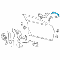 OEM Infiniti Grip - Outside Handle, RH Diagram - 80640-5DB7A