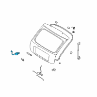 OEM Kia Lock Actuator Diagram - 0K34A62350