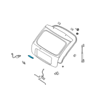 OEM Kia Outer Handle Assembly Diagram - 0K34A62410