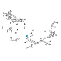 OEM Ford Taurus X Knuckle Lower Bushing Diagram - 5F9Z-5A638-AA