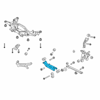 OEM Mercury Montego Lower Control Arm Diagram - 5F9Z-5A649-FL