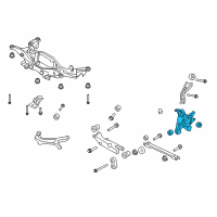 OEM 2005 Mercury Montego Knuckle Diagram - 6F9Z-5B759-A