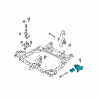 OEM 2012 Hyundai Sonata Transaxle Mounting Bracket Assembly Diagram - 21830-3S300