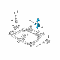 OEM 2014 Hyundai Sonata Bracket Assembly-Roll Stopper, Rear Diagram - 21930-3S050