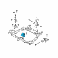 OEM 2014 Hyundai Sonata Bracket Assembly-Roll Stopper, Front Diagram - 21910-3S150