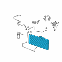 OEM 2005 Dodge Ram 1500 CONDENSER-A/C Diagram - 5290385AD