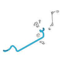 OEM 2017 Lincoln MKT Stabilizer Bar Diagram - AA8Z-5482-A