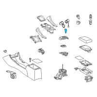OEM 2005 Scion tC Shift Knob GRAY Diagram - 33504-22170-B1