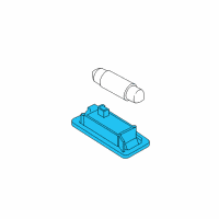 OEM BMW 550i GT Interior Light Diagram - 63-31-9-180-132