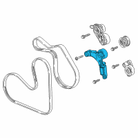 OEM 2018 Buick LaCrosse Tensioner Asm-Drive Belt Diagram - 12685957